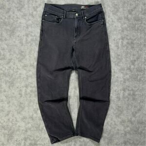 Faherty Stretch Terry 5 pocket grey slim fit casual pants hemmed mens 30x25